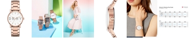 DKNY Women's SoHo Rose Gold-Tone Stainless Steel Bracelet Watch 34mm, Created for Macy's